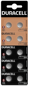  DURACELL LR44 . 25 .