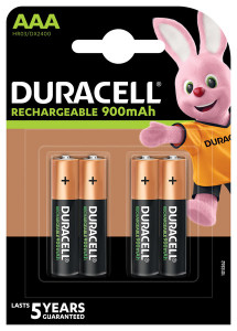 ���������� Duracell �������������� R03 (AAA) 900mAh 4 �� �������� (910451)