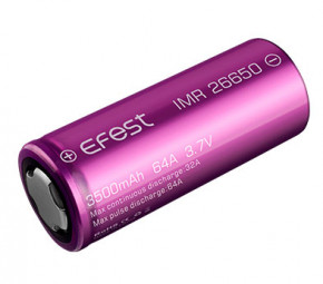   26650 Efest IMR26650 3500mAh 64A 4.2/3.7/2.5V 4