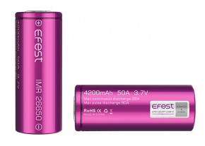   26650 Efest IMR26650 4200mAh 50A 4.2/3.7/2.5V 3