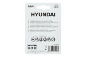  HYUNDAI LR6 AA BL4 Alkaline 3