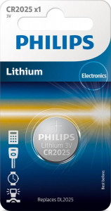  Philips Lithium CR 2025 BLI 1