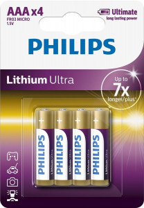  Philips Lithium Ultra AAA BLI 4