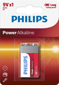  Philips Power Alkaline 6LR61 BLI 1