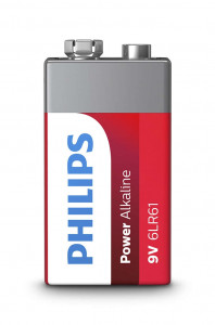  Philips Power Alkaline 6LR61 BLI 1 3