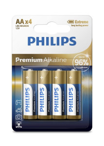  Philips Premium Alkaline AA BLI 4