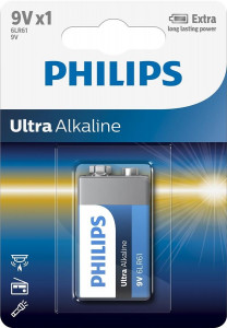  Philips Ultra Alkaline 6LR61 BLI 1