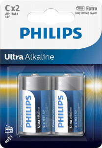  Philips Ultra Alkaline C BLI 2