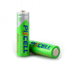  AA 600mAh, 1.2V Ni-MH, rechargeable battery, PKCELL, 2pcs/card (AA600-2B) 3