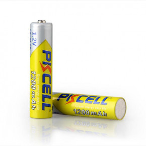  AAA 1200mAh, 1.2V Ni-MH, rechargeable battery, PKCELL, 2pcs/card (AAA1200-2B) 3