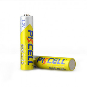  AAA 600mAh, 1.2V Ni-MH, rechargeable battery, PKCELL, 2pcs/card (AAA600-2B) 3