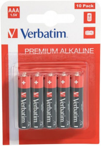  Verbatim Alkaline AAA/LR03 BL 10