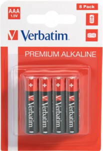  Verbatim Alkaline AAA/LR03 BL 8