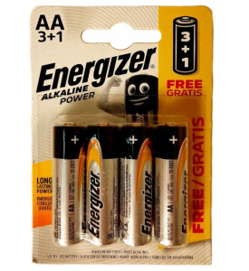  Energizer Alkaline AA LR6 4