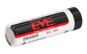    EVE ER14505 STD, AA, 3.6V, LiSOCl2 4