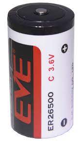 ˳  EVE ER26500 STD, C, 3.6V, LiSOCl2