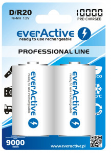  everActive D/R20 10000mAh LSD Ni-MH  2 Professional Line