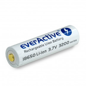  18650 - (Li-Ion) everActive 18650USB-3.7-3200, 3200mAh,   microUSB, , 7A, 4.2/3.7/2.5V     