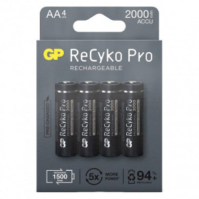  GP Recyko Pro 2000 (GP210AAHCB-2EB4), AA, 2000mAh, 6A, Ni-MH LSD70-5,  4.