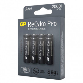  GP Recyko Pro 2000 (GP210AAHCB-2EB4), AA, 2000mAh, 6A, Ni-MH LSD70-5,  4. 3