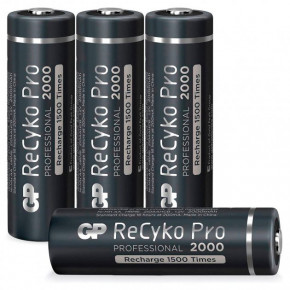  GP Recyko Pro 2000 (GP210AAHCB-2EB4), AA, 2000mAh, 6A, Ni-MH LSD70-5,  4. 6