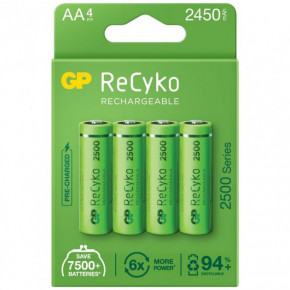  GP Recyko 2500 (GP250AAHC-2EB4), AA, 2450mAh, 7.2A, Ni-MH LSD80-1,  4.