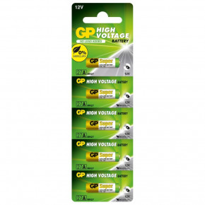  GP Batteries 27A 12 Alkaline 5 (27AF-U5)