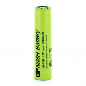   GP 380AFH-B, Ni-MH 4/3A, 3800mAh, 1.2V, 11.4A, flat top