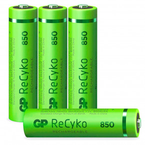  GP Recyko 850 (GP85AAAHCE-2EB4), Ni-MH AAA, 850mAh, 1.2V, 2.4A, LSD80-1,   4. 4