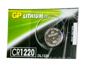   GP CR1220, 3V,  1 . 4