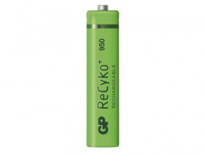  GP Recyko+ 1000 Series (GP100AAAHCB), Ni-MH AAA, 950mAh, 1.2V, 2.8A, LSD50-1, bulk 