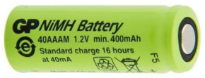  GP 40AAAM, Ni-MH 2/3AAA, 400mAh, 1.2V, 3.9A, flat top 4