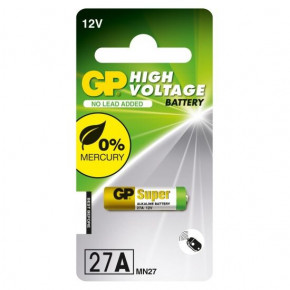   GP Super Alkaline High Voltage 27A/MN27 (27A-2C1), 12V,  1