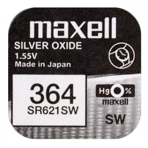  - Maxell 364 SR621SW (G1, AG1, 164), 1.55V,  3