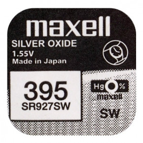  - Maxell 395 SR927SW (G7, 399), 1.55V,  3