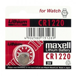   Maxell CR1220, 3V,  1