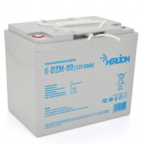   Merlion 12V 80AH (6-DZM-80/18092) AGM