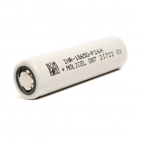  18650 Li-Ion Molicel INR18650-P26A, 2600mAh, 35A, 4.2/3.6/2.5V, 