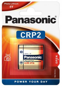   Panasonic Lithium Power CRP2 (CR-P2L/1BP), 6V,  3