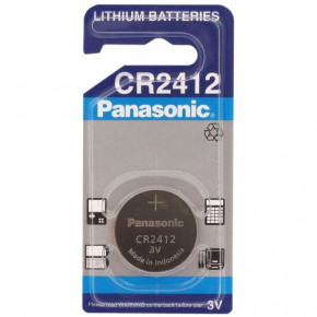   Panasonic Lithium Coin Industrial CR2412, 3V,  1