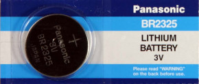   Panasonic Lithium Battery BR2325, 3V,  1 3