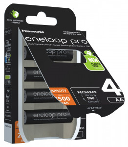  Panasonic Eneloop Pro BK-3HCDE/4BE new, AA/(HR6), 2500mAh, LSD Ni-MH, Eco Box 4 4