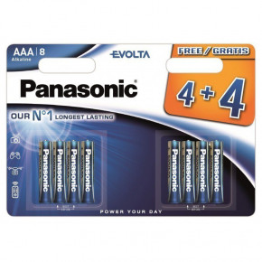   Panasonic Evolta LR03EGE/8BW 4+4F, AAA/(L)R03,  8