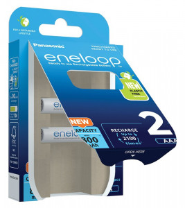  Panasonic Eneloop BK-4MCDE/2BE, AAA/(HR03), 800mAh, LSD Ni-MH, Eco Box 2 4