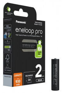  Panasonic Eneloop Pro BK-4HCDE/2BE, AAA/(HR03), 930mAh, LSD Ni-MH, Eco  2 3