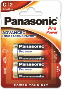   Panasonic Pro Power LR14PPG/2BP, C/R14,  2