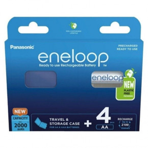  Panasonic Eneloop AA NI-MH 2000 mAh BL 4 + Case 3