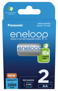  Panasonic Eneloop AA 2000 2BP mAh NI-MH (BK-3MCDE/2BE) 3