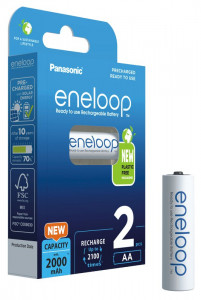  Panasonic Eneloop AA 2000 2BP mAh NI-MH (BK-3MCDE/2BE) 4