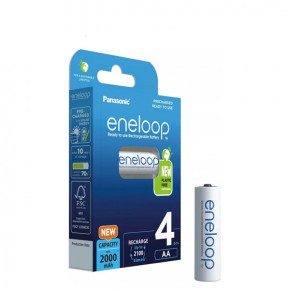  Panasonic Eneloop BK-3MCDE/4BE , AA/(HR6), 2000mAh, LSD Ni-MH, eco Box 4, 